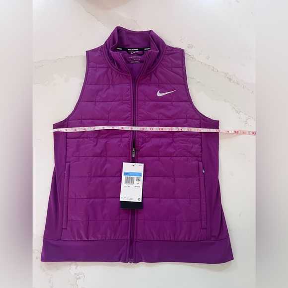 NWT Nike Women’s Therma Fit Purple Running Vest Size M - Picture 4 of 13